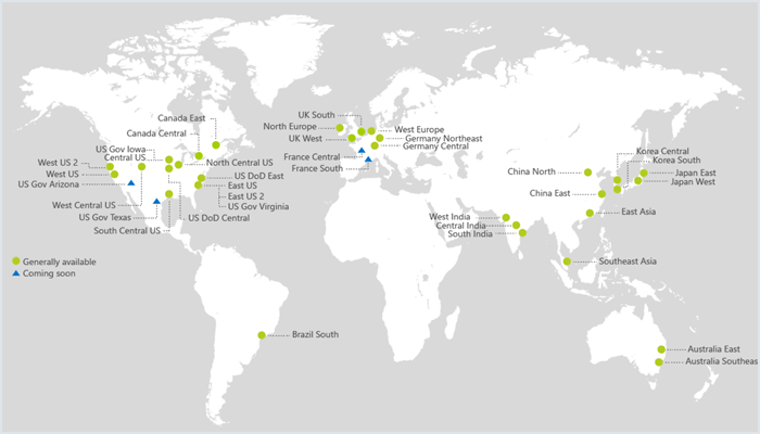 Azure global infra